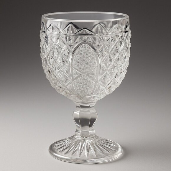 Atq EAPG Cordial 1897 Pennsylvania Balder Kamoni State Series US Glass - Picture 1 of 10